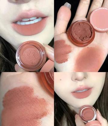 MYEONG Mocha Brown Makeup Muddy Texture Velvet for Long-Lasting Lip Makeup Lip Mud Tint