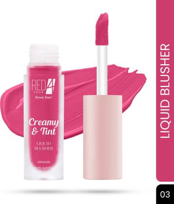 RED4 Creamy and Tint Liquid Blusher & Lip Gloss