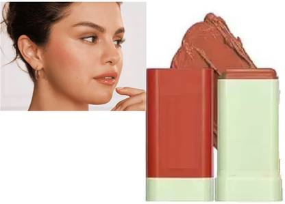 AFARAXIA Lightwet Blusher Contour Stick - Moisturize and Blendable Blush for Nature Look