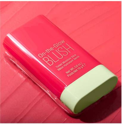MYEONG 3 in 1 Cheeks Lips Eyes, Moisturing Face Blush Multi-Use Red Blush Stick