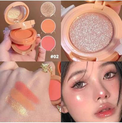 ARRX All In 1 Makeup Kit - Highlighter, Blusher, Eye Shadow Mirror Intact Shade02