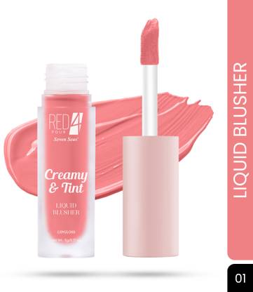 RED4 Creamy and Tint Liquid Blusher & Lip Gloss