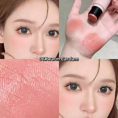DAIMANPU GEGE Bear Porcelain Light Multi-Purpose Blush Stick, Delicate and Smooth 1215B