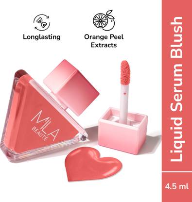 MILA BEAUTÉ Pookie Serum Blush I Soft Matte Finish I Highly Pigmented No Dryness or Patches