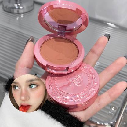 GEGE BEAR Kawaii Powder Blush Matte Finish Coverage Long Lasting for Women Makeup [Pack 1]