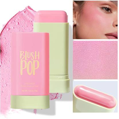 MYEONG Unique Design Rotating Blush Cream Stick Blush Long Lasting Easy Apply Color