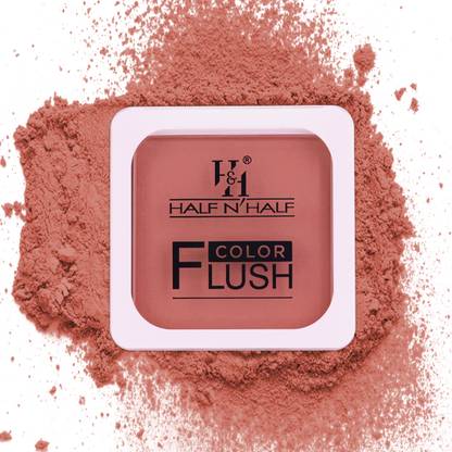 Half N Half Velvety Silky, Light Weight Long-Lasting Colour Flush for Cheeks, Natural Finish