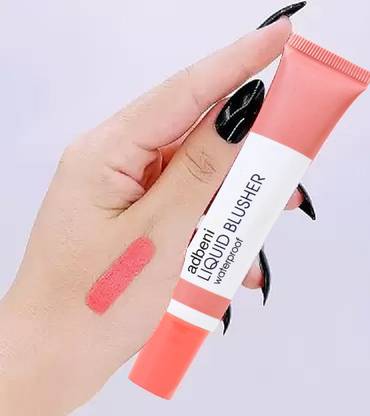 adbeni Liquid Blusher, Waterproof Soft Matte Long-Lasting, Weightless Blush