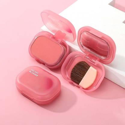 manasona Velvety Silky, Light Weight Long-Lasting Colour Blush for Cheeks & Eyes