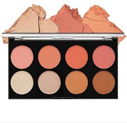 RANORE BLUSHER,HIGHLIGHTER AND CONTOUR PALETTE FACE AND CHEEK PALETTE