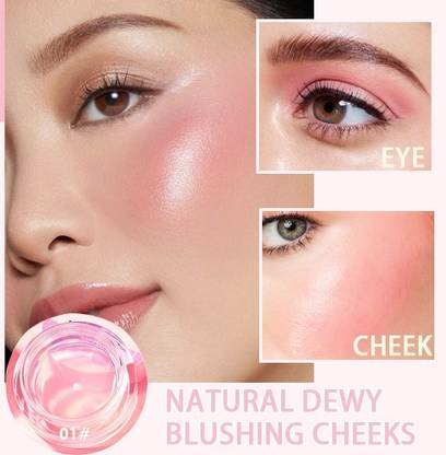 LILLYAMOR 100 % Perfect Transparent Jelly Blush | Color Changing PH formula