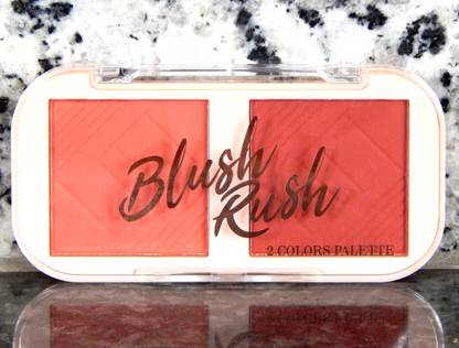 CS STROKES Blush rush 2in-1 matte face blusher palette,fantasy face blush,pocket blusher