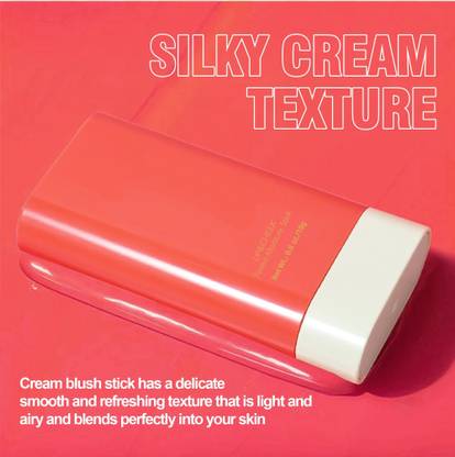 tanvi27 New Orange Peach Color Korean MakeUp Blush Cream Stick