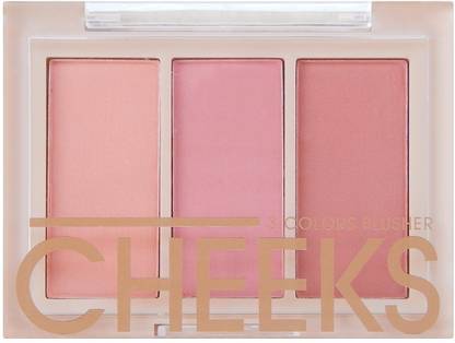 LILLYAMOR New Pallete 3 Colors Face Mineral Pigment Cheek Blusher Powder Makeup