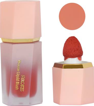 CS STROKES 3-in-1 Mousse Liquid Blush for Cheeks, Lips, Eyes, Lightweight, Long-lasting