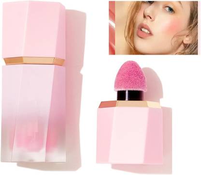 AFARAXIA Moisturizing Liquid Use Sponge Applicator For Lips And Cheeks Blush