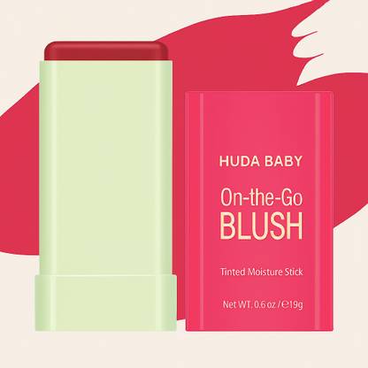 HUDA BABY On-the-Go Tinted Moisture Blush Stick Rosy Radiance