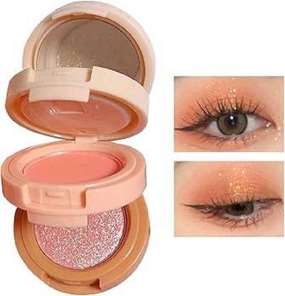verellis "3-in-1 Peach Eyeshadow Palette with Matte, Shimmer, Glitter Finish"