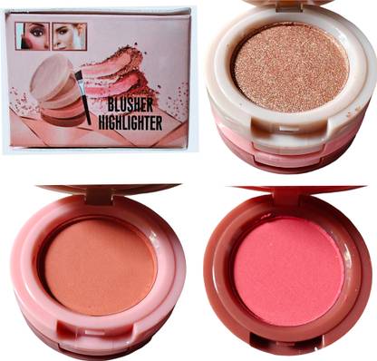 LOVE HUDA HD Professional Baked Blusher Powder And Highlighter Eyeshadow Palette