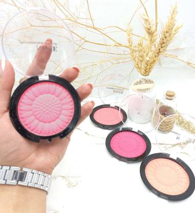MYEONG Pink Shade Face Blusher Matte Mousse Texture Silky Smooth Face