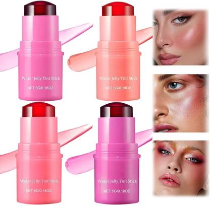 YAWI Jelly Korean Multi-Use Jelly Tint blush Stick, Moisturizing