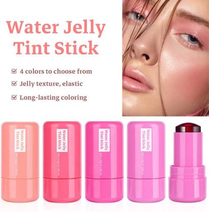 Glamway Cosmetics Milk Jelly Blush,Cooling Jelly Tint,Lip and Cheek Makeup Stick,Sheer Lip Color