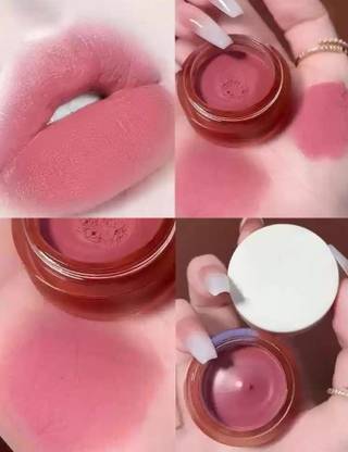 MYEONG Lip And Cheek Mud Tint Ruby Pink Creamy Matte Mousse Lip Stain
