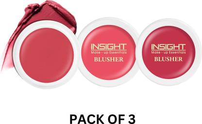 INSIGHTCOSMETIC Combo of 3 Different Shade Blusher |Matte Look