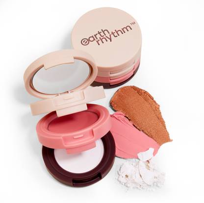 Earth Rhythm Dab Set Go 3 in 1 Face Palette With Eyeshadow, Lip & Cheek Tint & Face Powder