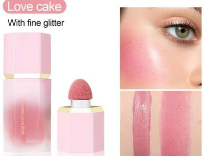 Herrlich Mousse Liquid Blush Natural Radiant Look Long-Lasting, Lightweight Blush