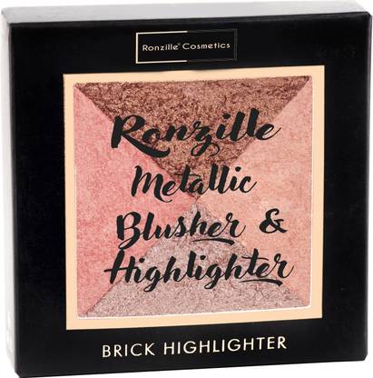 RONZILLE Baked Blusher & Highlighter, Face Makeup -05