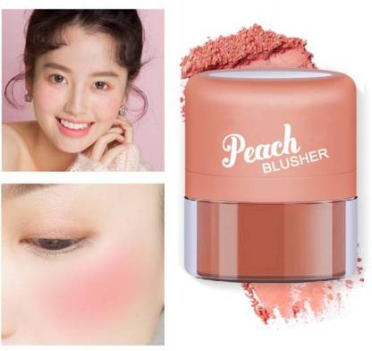 MYEONG Blush Long Lasting Cheek Blusher With Puff