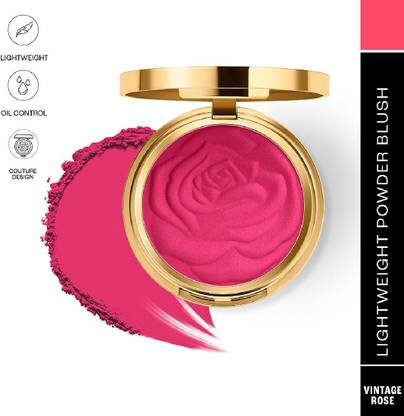 Lakmé Showstopper Collection Rouge Bloom Powder BlushVintage Rose -12g