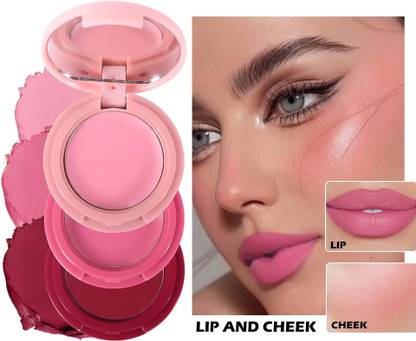 tanvi27 3 Layer tint Blusher Cream Moisturizing for cheeks eyes and lips