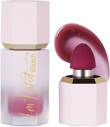 VERGE I'M Tinted Blush Infused with Niacinamide, Gel Blush with Built-In Sponge Tip