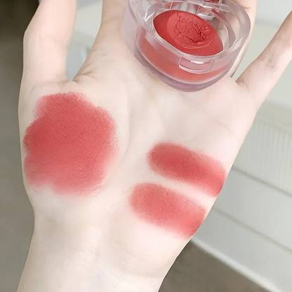 DAIMANPU GEGE BEAR Heart Lip & Cheek Cream Blush, Multipurpose, Lip and Cheek Tint