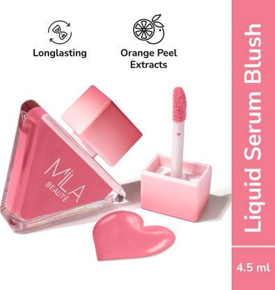 MILA BEAUTÉ Pookie Serum Blush I Soft Matte Finish I Highly Pigmented No Dryness or Patches
