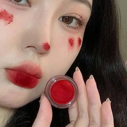 MYEONG Matte Mousse Solid Lip Gloss Cheek Blush Cream Tint Lips Makeup Korean