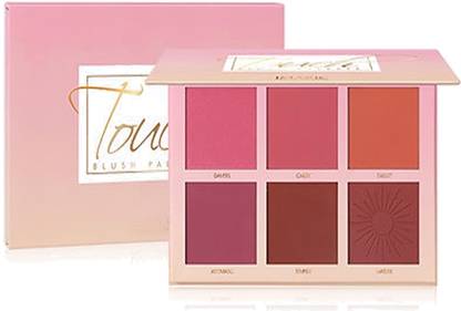 VIVIQ Makeup Blush Red disk 6 Colors Cheek Touch Blusher Palette High Quality