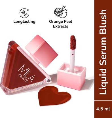 MILA BEAUTÉ Pookie Serum Blush I Soft Matte Finish I Highly Pigmented No Dryness or Patches