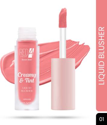RED4 Creamy and Tint Liquid Blusher & Lip Gloss