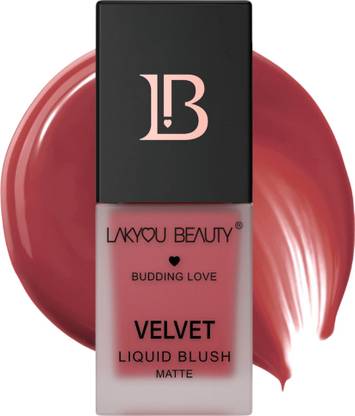 Lakyou Beauty Velvet Liquid Blush Matte Highly Pigmented Easily Blendable 15ml