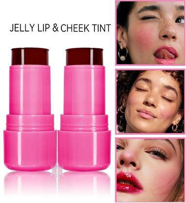 tanvi27 Best Lasting Blush Lip Gloss Stick Blusher Highlighter Makeup Combo