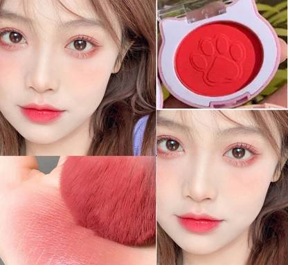 REIMICHI Professional Cheek Blush cat shape cute and waterproof