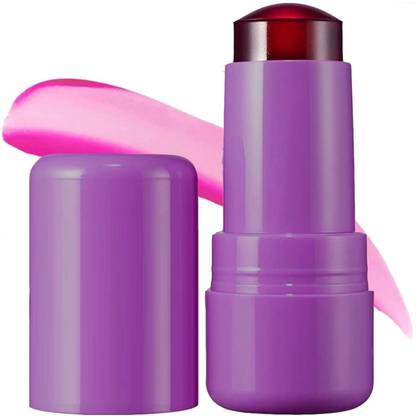 MYEONG 3 in 1 Use Purple Multi-Use Jelly Tinted Makeup Stick, Lips and Cheek