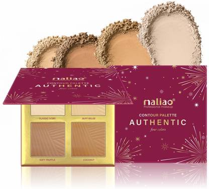 maliao Authentic Contour Palette - Sculpt and Define with 4 Stunning Shades