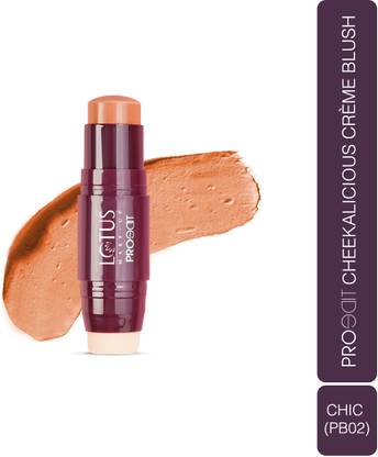 Lotus Make-Up Proedit Cheekalicious Creme blush Chic|Highly Pigmented|Lightweight