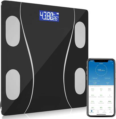 ACU-CHECK Bluetooth Weighing Machine Weight machine for Human Body weigh Body Fat Analyzer Weighing Scale