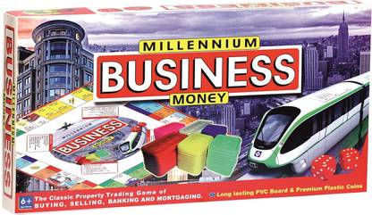 DIecom MIILLENNIUM BUSINESS MONEY Money & Assets Board Game