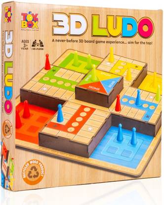 Toysbox 3D Ludo . New way to play Ludo , A never before 3d board game experience Party & Fun Board Game